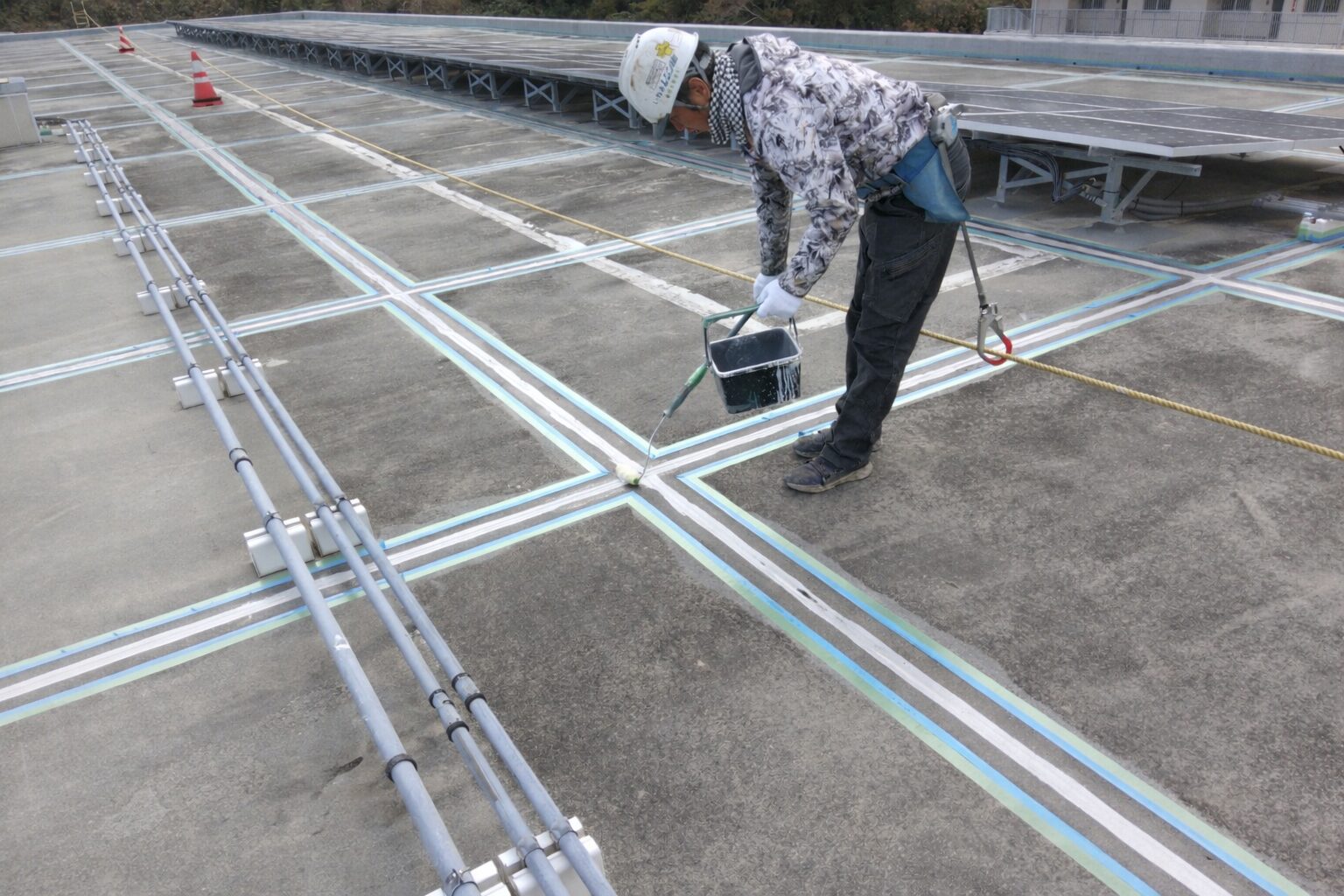 ウレタン防水プライマー塗布